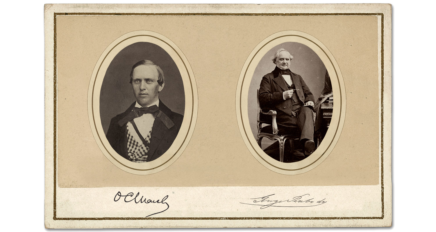 1866 - O.C. Marsh and George Peabody